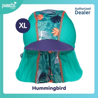 Close  Pop-In Sunhat หมวกว่ายน้ำกันแดด ลายHummingbid Size XL